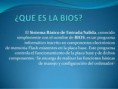 ¿Qué es la bios?